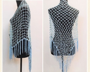 Beaded shawl 300-C